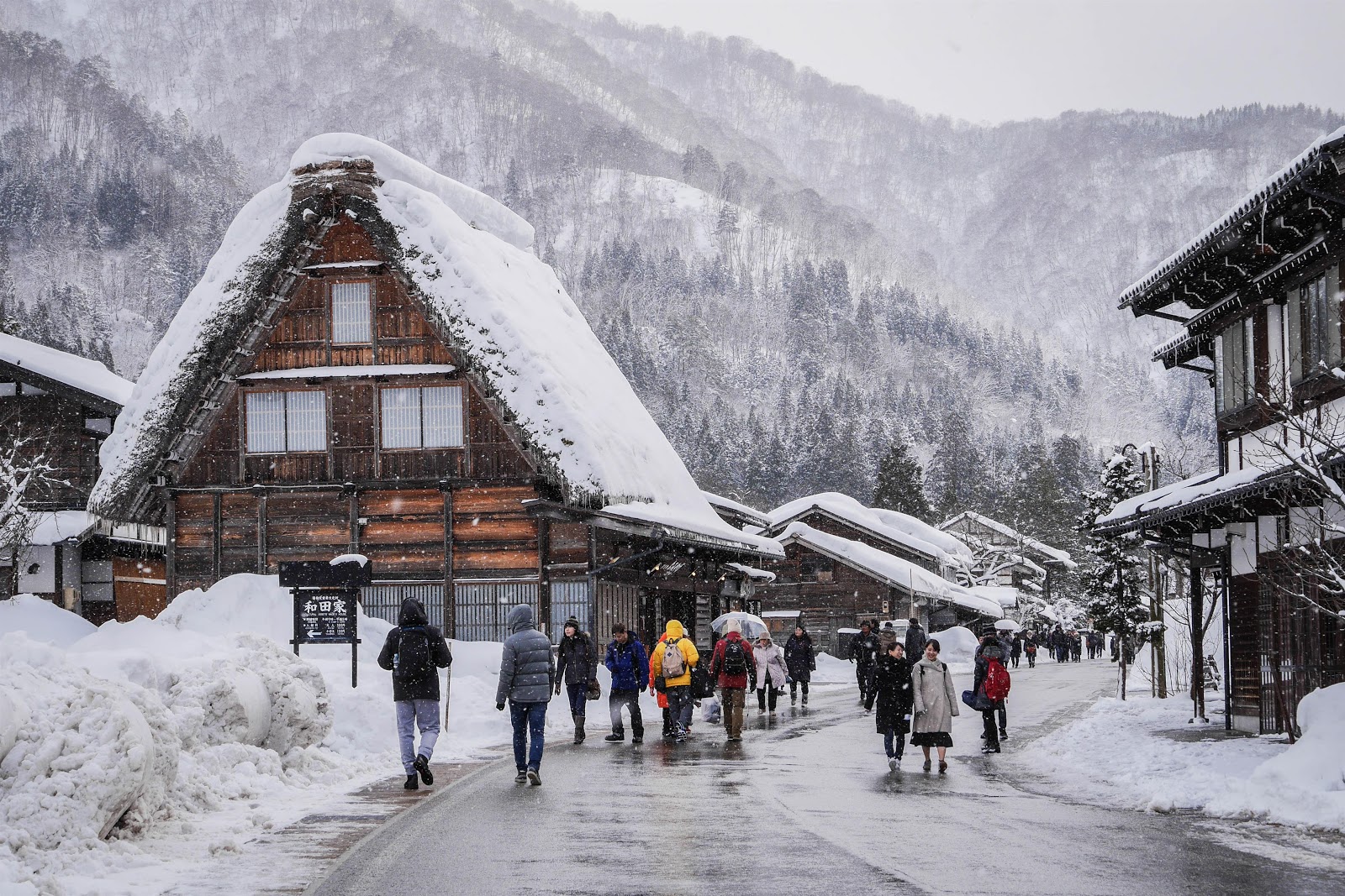 2-Day 1-Night Winter Tour — Skiing, Takayama Old Town, Shirakawa-go — OlaChill day tour