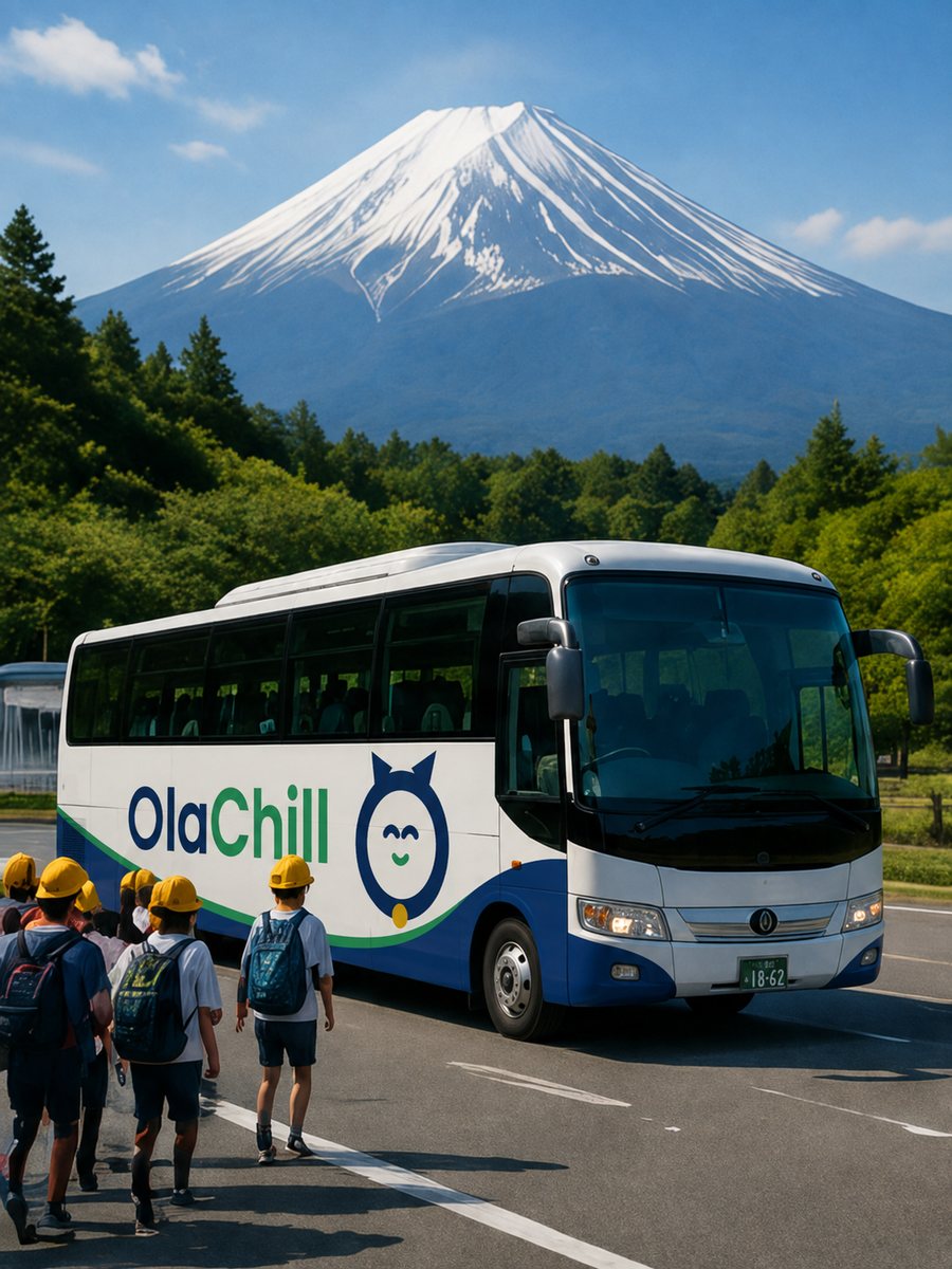 Charter bus for school trips & excursions in Japan