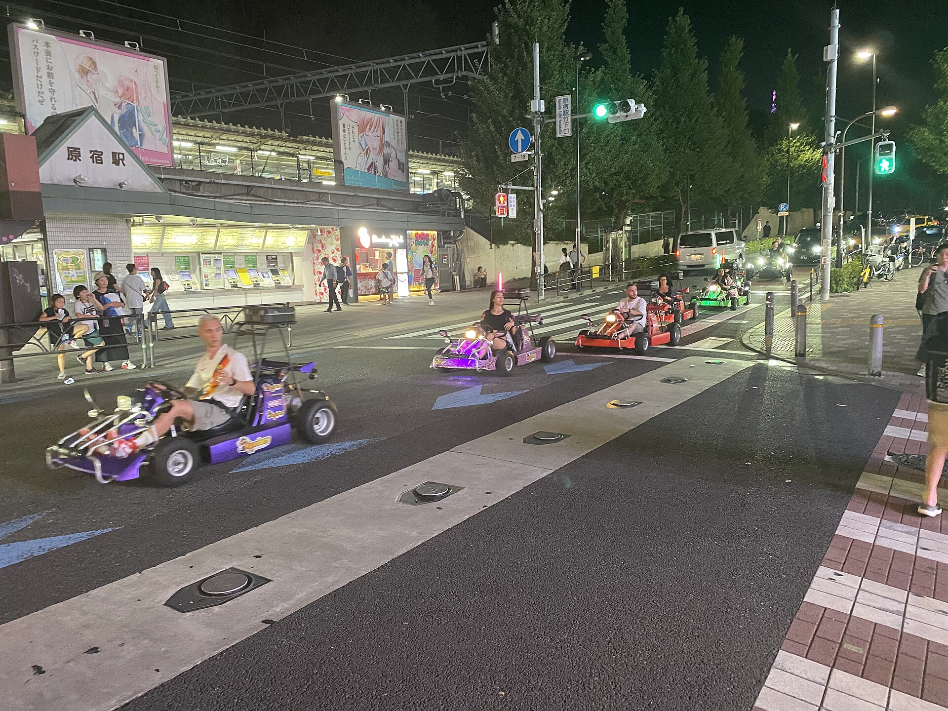 Karting urbain à Shinjuku et Shibuya, Tokyo