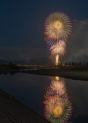 Mori Town Summer Evening Fireworks Festival, Shizuoka