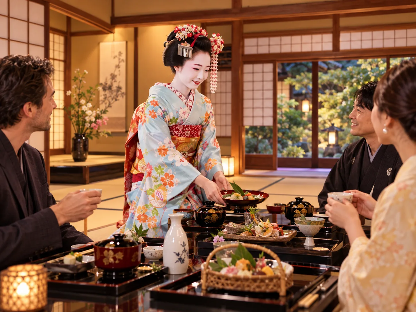 Dinner with a maiko