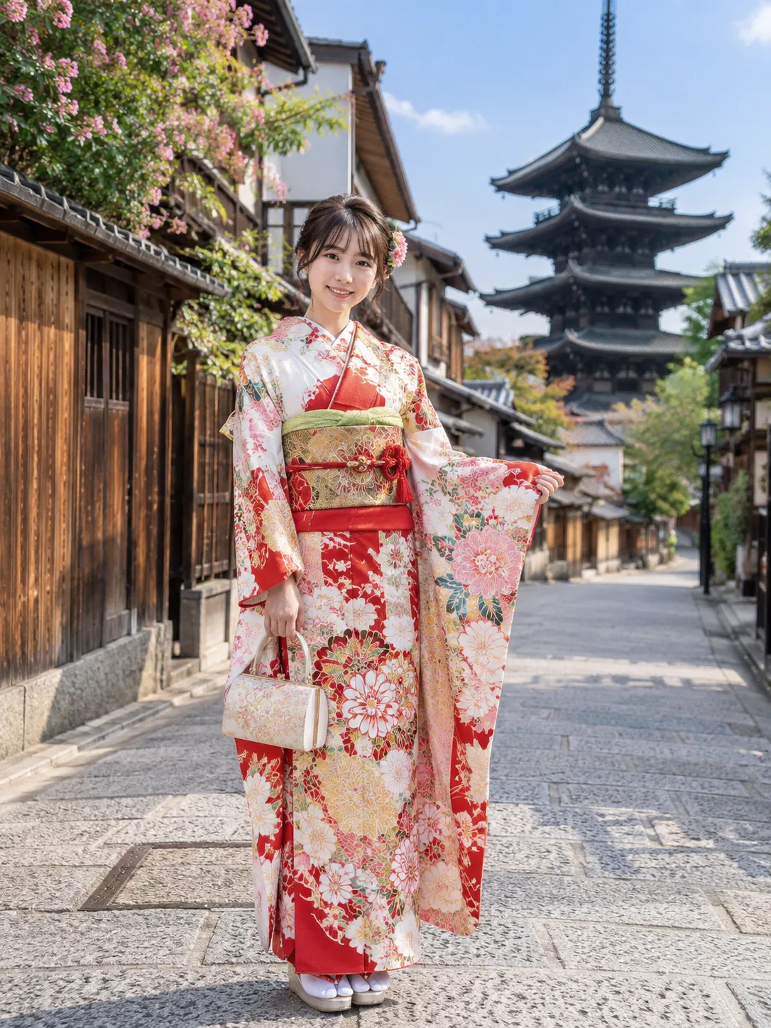 Furisode — Long-sleeve Kimono