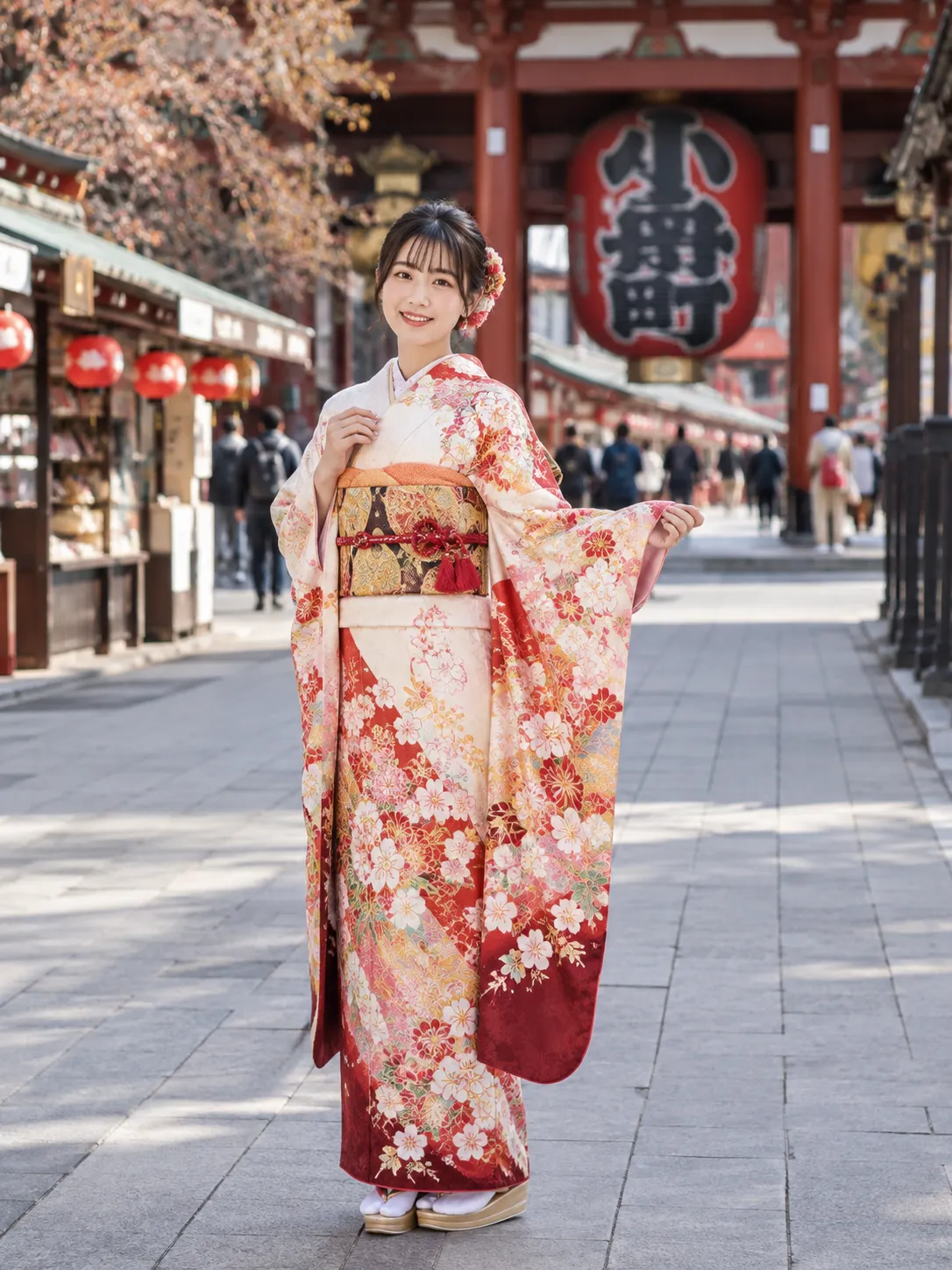 Furisode — Long-sleeve Kimono