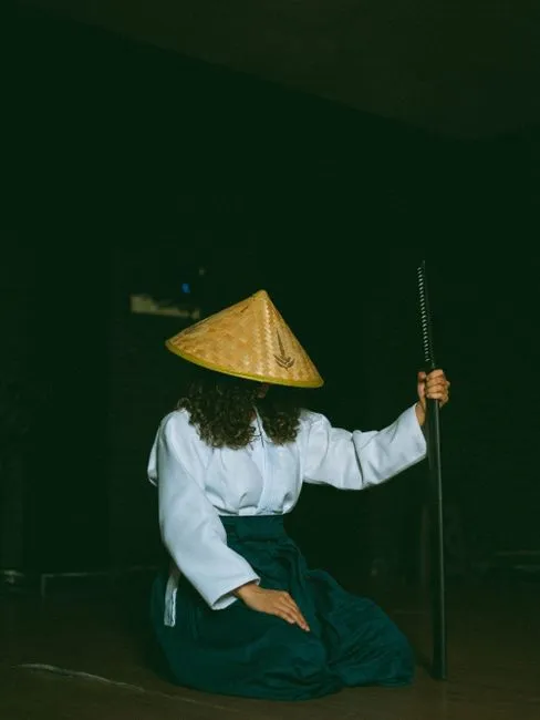 Samurai swordplay session: stance, breathing, and one real cut — 1