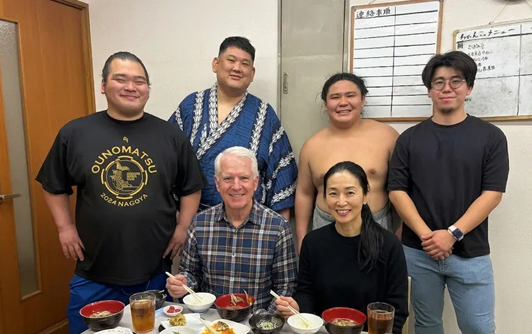 Morning sumo practice in Ryogoku — half day — 5