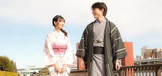 Tokyo tour in kimono by private car with a professional guide.