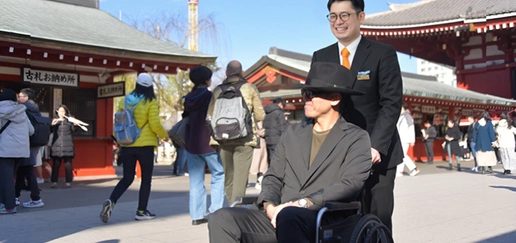 Full-day private Tokyo tour for wheelchair users