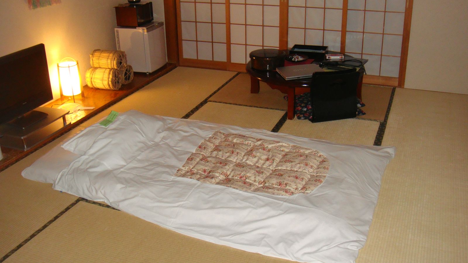 Futon sur tatami