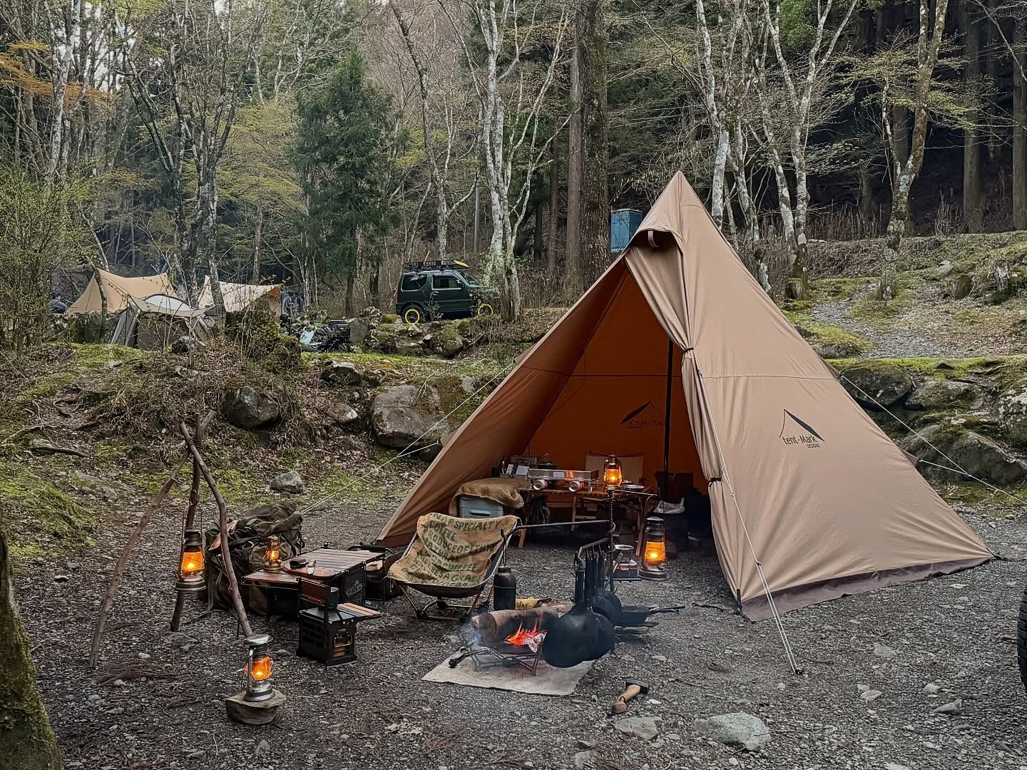Two days in a campervan around Hakone, with a guide
