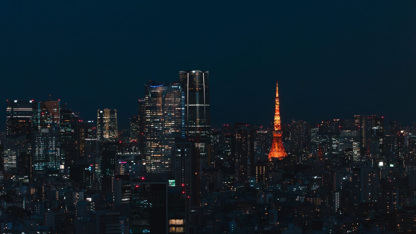 Panorama di Tokyo e Shibuya