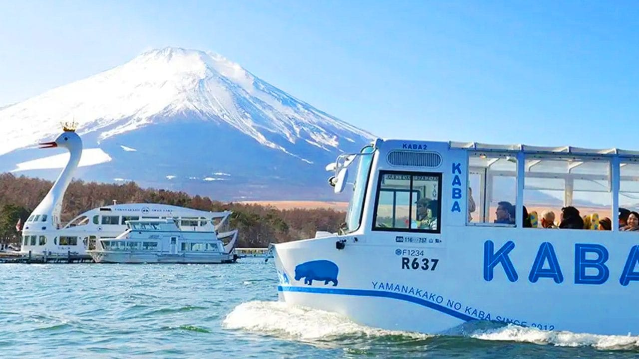 Mount Fuji & Lake Yamanaka KABA Amphibious Bus Day Tour — OlaChill day tour