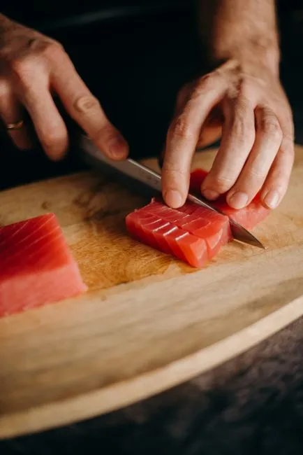 Sushi-making class at a working counter: shape eight pieces, then eat them — 2