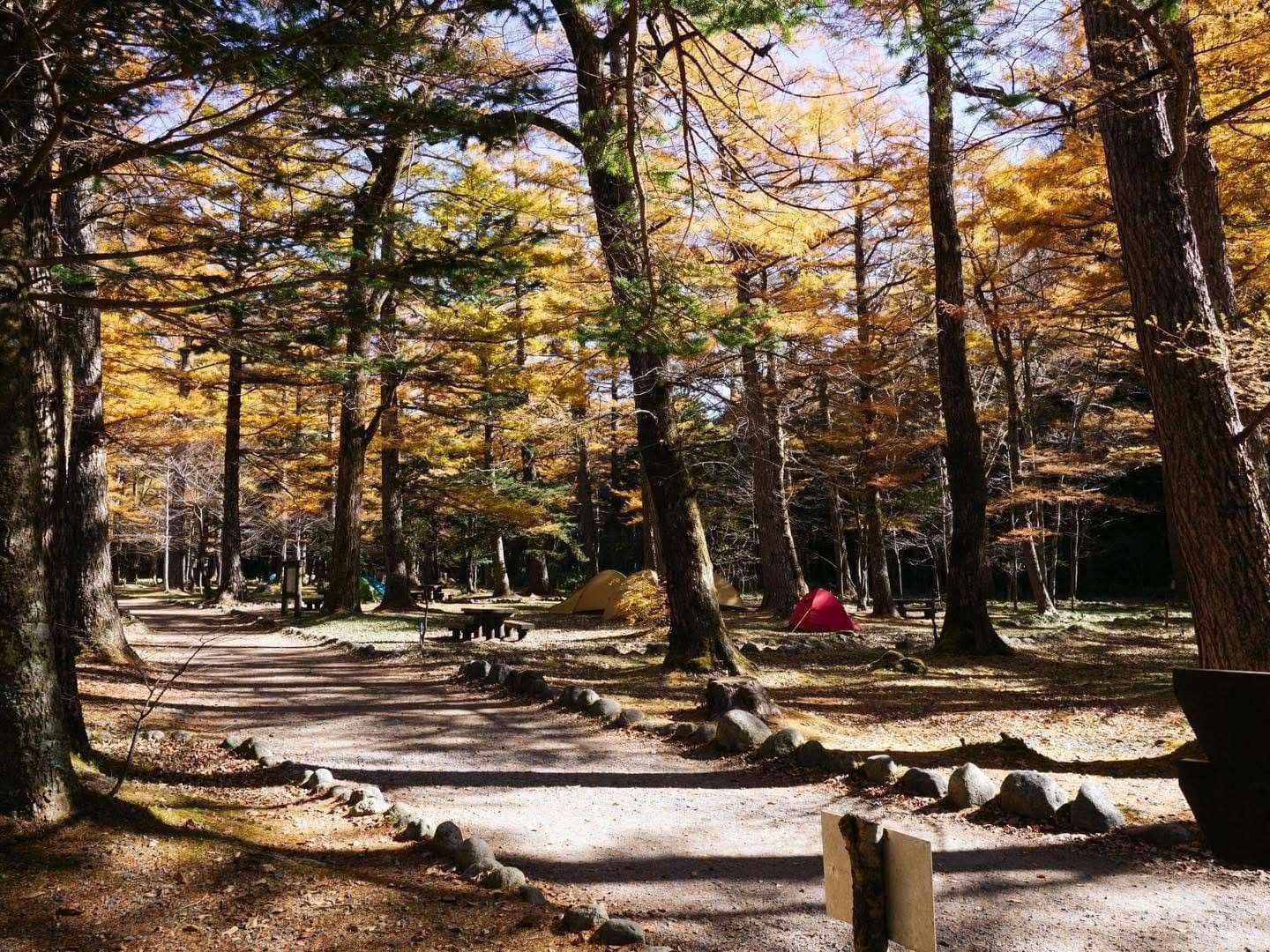Konashidaira Camping Ground — the cheapest option for staying overnight in the valley