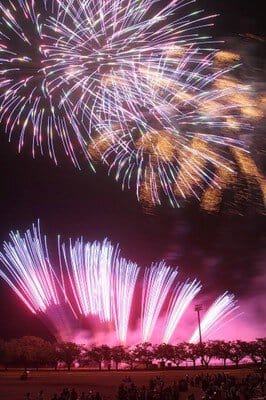 Miyazaki – 4/7 御田祭の里 fireworks festival