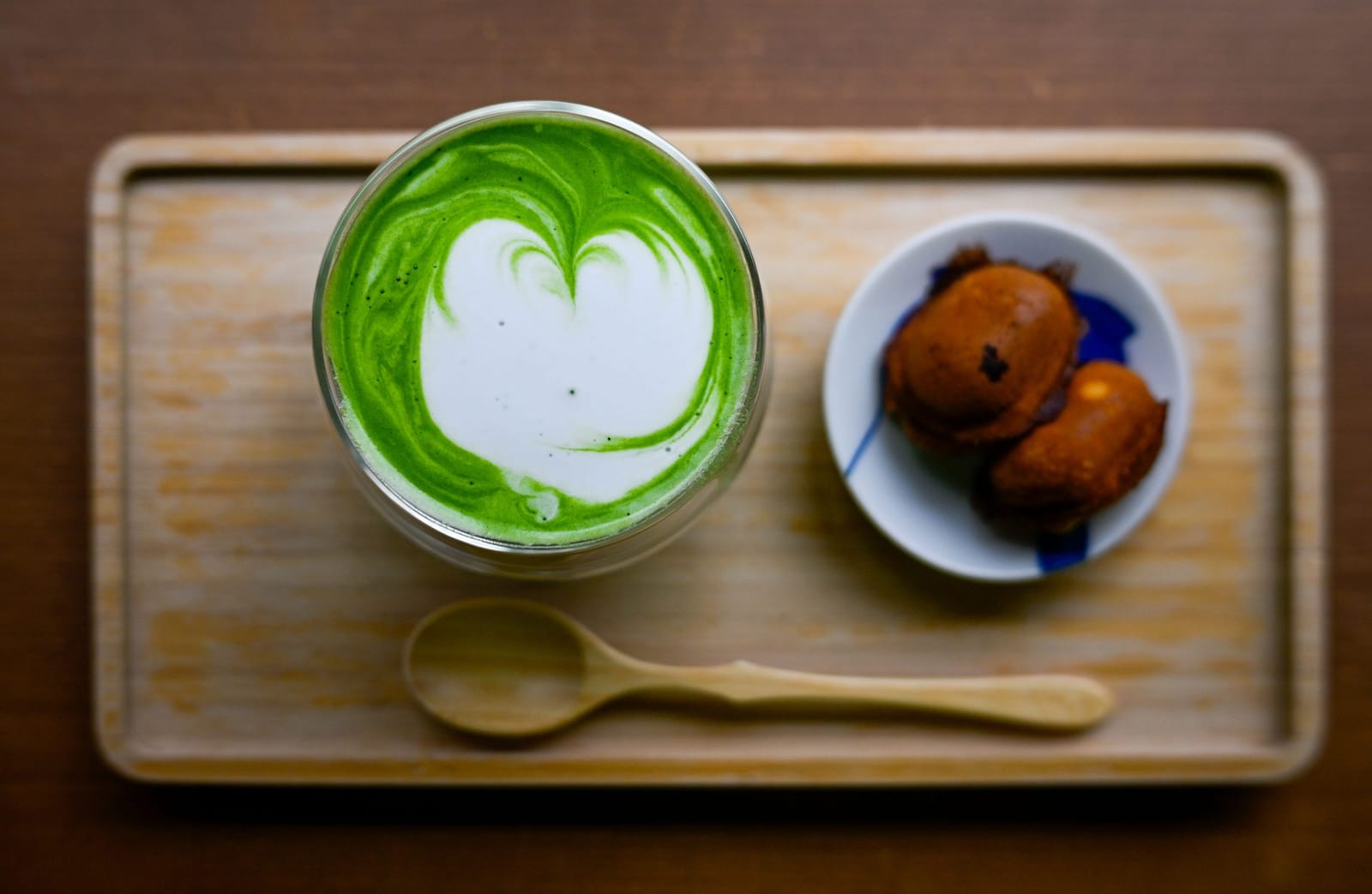 Matcha latte cafe Japan