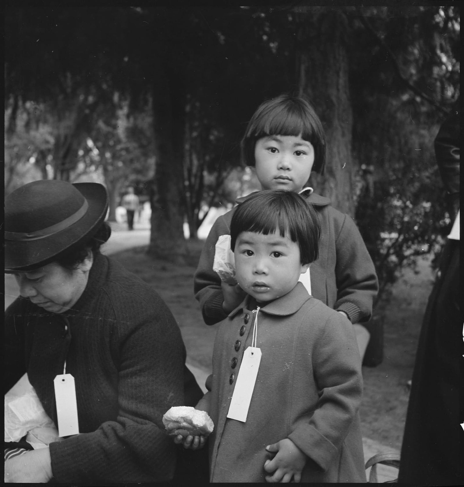 Familien mit Kindern in einem Park in Japan