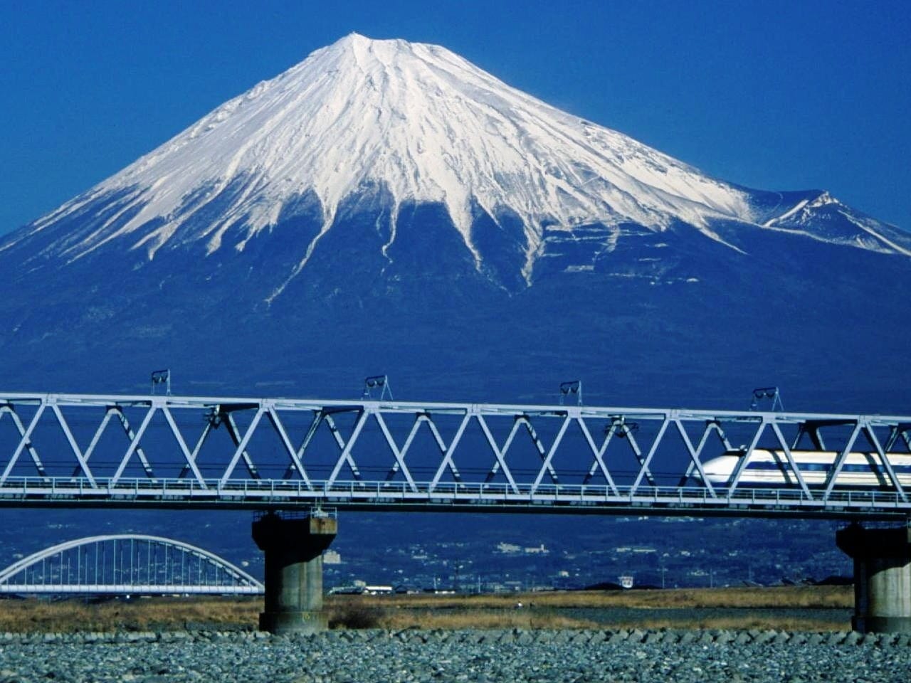 Monte Fuji desde el Shinkansen