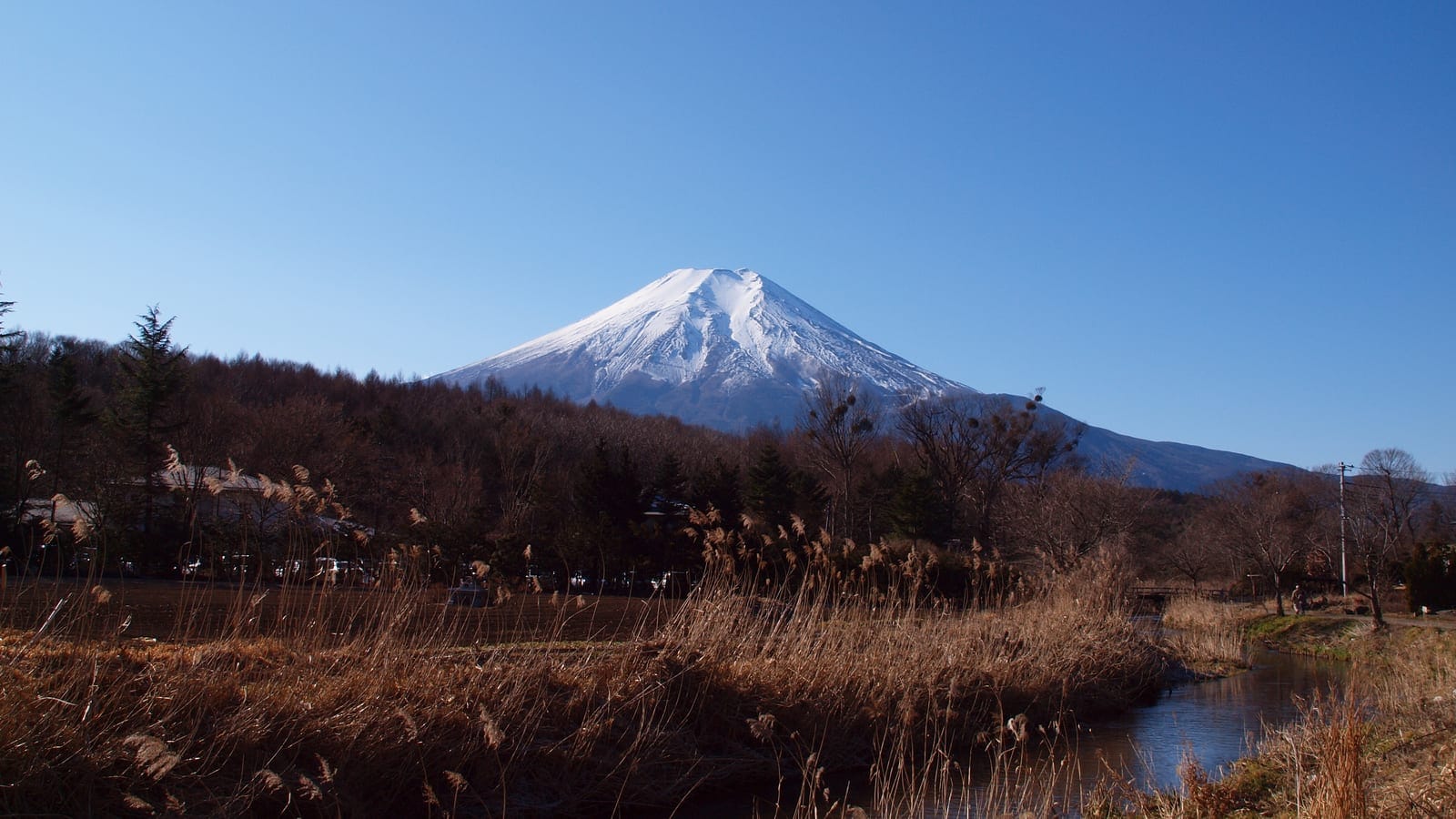 El Monte Fuji en invierno