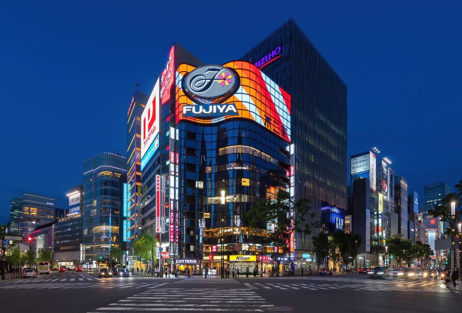 Ginza shopping street Tokyo