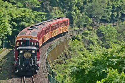 嵯峨野遊覽小火車 單程電子車票＆體驗型主題樂園 - 太秦映畫村1DAY套票
