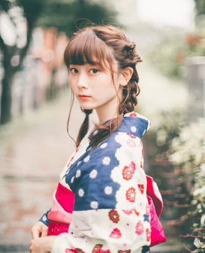 Tokyo・Asakusa Kaga Kimono Rental with Hair Styling