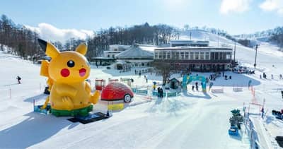 Hakuba Kashimayari Ski Resort Lift Ticket + Bathing Ticket + Pokémon Adventure Discount Ticket Included — 4