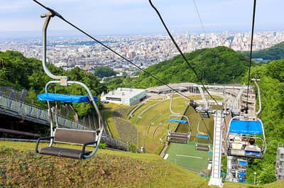 B 大倉山跳台滑雪競技場及羊之丘展望台路線