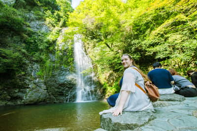 Hankyu Takarazuka Line 1-Day Pass + Minoh Waterfall Hiking Tour