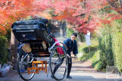京都嵐山人力車貸切プラン