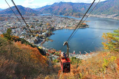 Lake Kawaguchi Ropeway & Cruise Combo Ticket