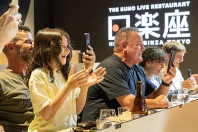 THE SUMO LIVE RESTAURANT 日楽座 GINZA TOKYO Sumo Show お食事付きプラン — 5