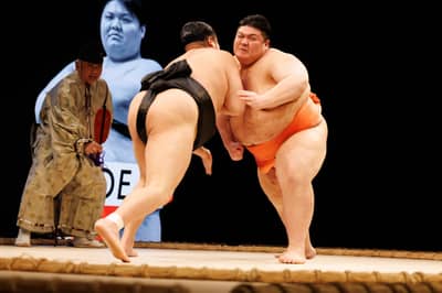 THE SUMO HALL HIRAKUZA OSAKA Sumo-Show HIRAKUZA Snack-Taschen-Plan — 4