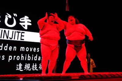 THE SUMO HALL HIRAKUZA OSAKA Sumo-Show HIRAKUZA Snack-Taschen-Plan — 3