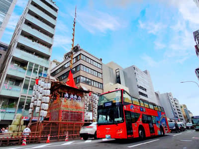 Kyoto OKOSHI Open-top Bus (W5): Gion Matsuri Yamaboko Floats Drive — 2