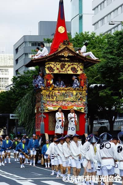 おこしバス（京都定期観光バス）（AG）祇園祭（後祭）と世界遺産 龍安寺