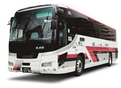 One-way electronic bus ticket for the highway bus (Kyushu-go) from Fukuoka / Hakata to Ureshino Onsen